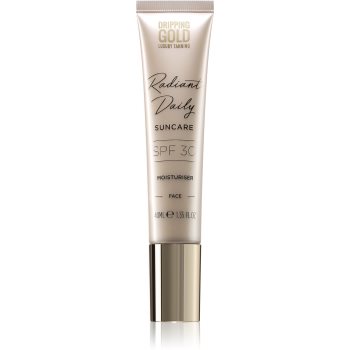 Dripping Gold Luxury Tanning Daily Moisturiser crema de fata hidratanta SPF 30 - imagine 2